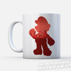 Super Mario mug: Silhouette Mario