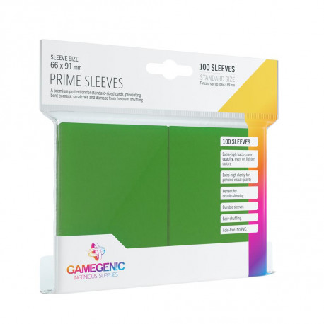 Gamegenic Sleeves - Prime Green (100)
