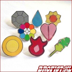Pokémon Gym Badges Kanto