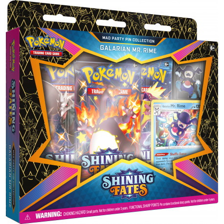 Shining Fates Mr. Rime Mad Party Pin Collection - Pokémon TCG