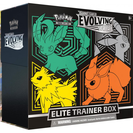 Evolving Skies Leafeon, Umbreon, Jolteon & Flareon Elite Trainer Box - Pokémon TCG